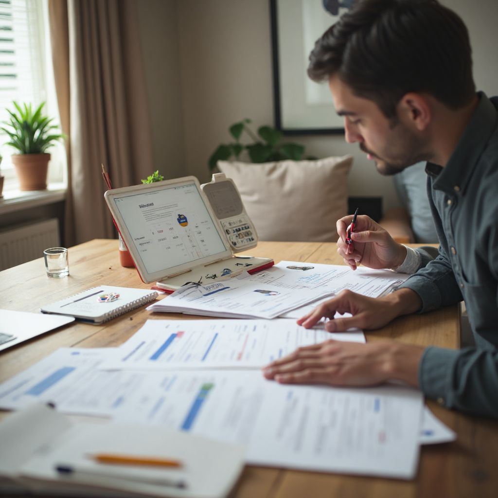 Person confidently saving for emergency fund